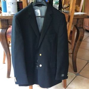 Boys navy 2 button blazer